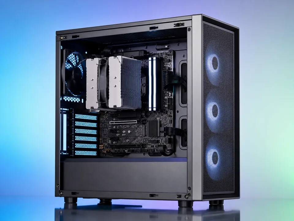 PC Gamer GCP Core i7 14700 con componentes internos visibles