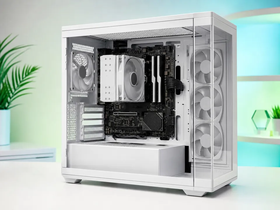 PC Gamer GCP Fusion 8700G con componentes internos visibles