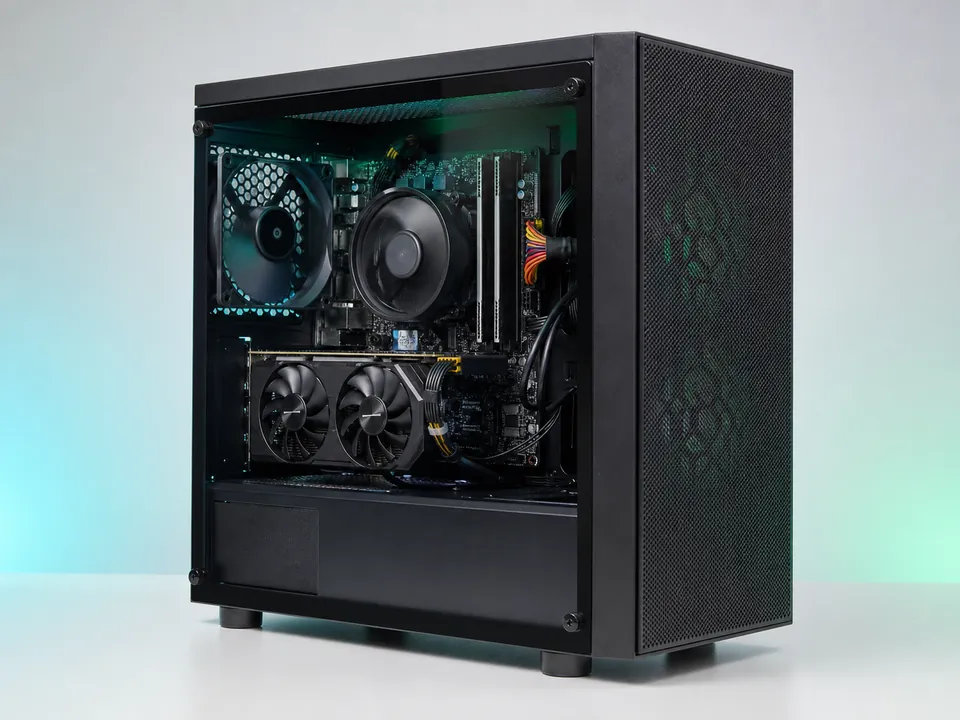 PC Gamer GCP Spark A5 con componentes internos visibles