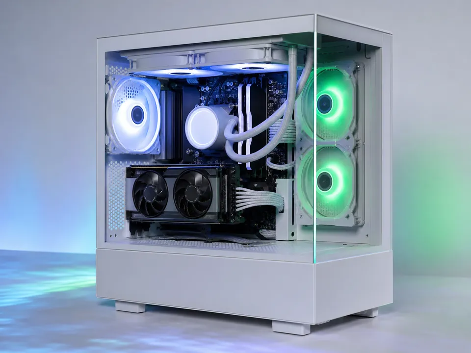 PC Gamer GCP Vector I5 con componentes internos visibles