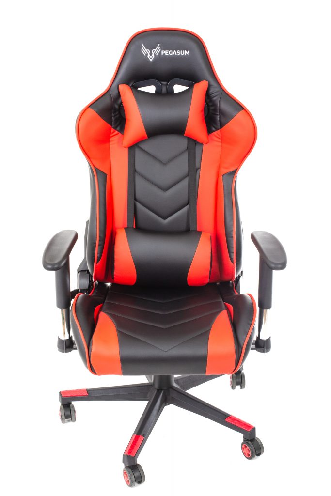 Silla Gamer Pegasum modelo Spartan color rojo La Serena Game Center Pro